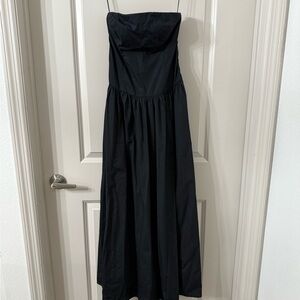Abercrombie & Fitch Black Strapless Sundress Cocktail